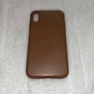 IPhone XR Light Brown Silicone Shockproof Case